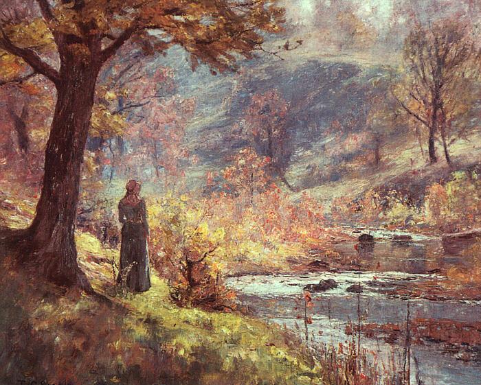 Theodore Clement Steele Morning by the Stream china oil painting image